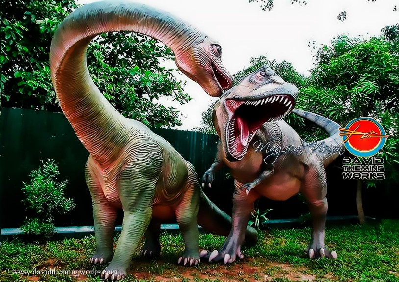 esculturas de dinosaurios