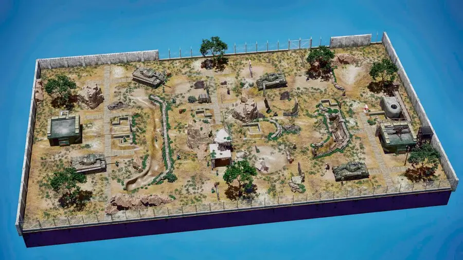 themed paintball park construction