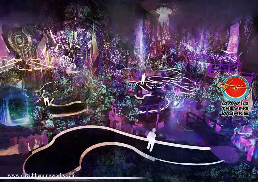 BLACKLIGHT MINI GOLF CONSTRUCTION