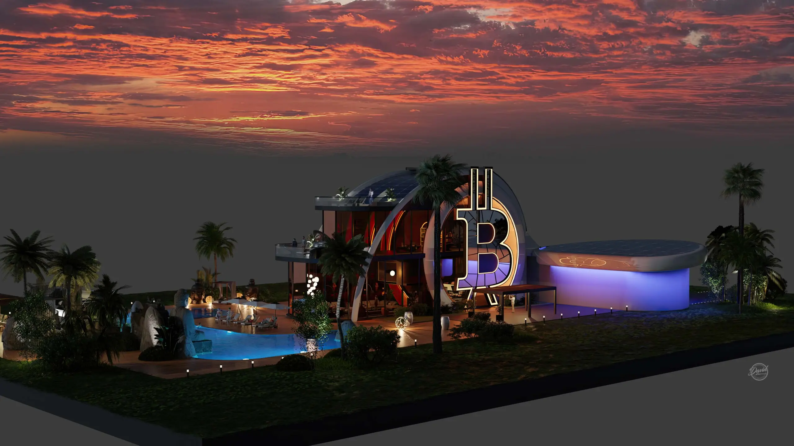 BITCOIN HOUSE design
