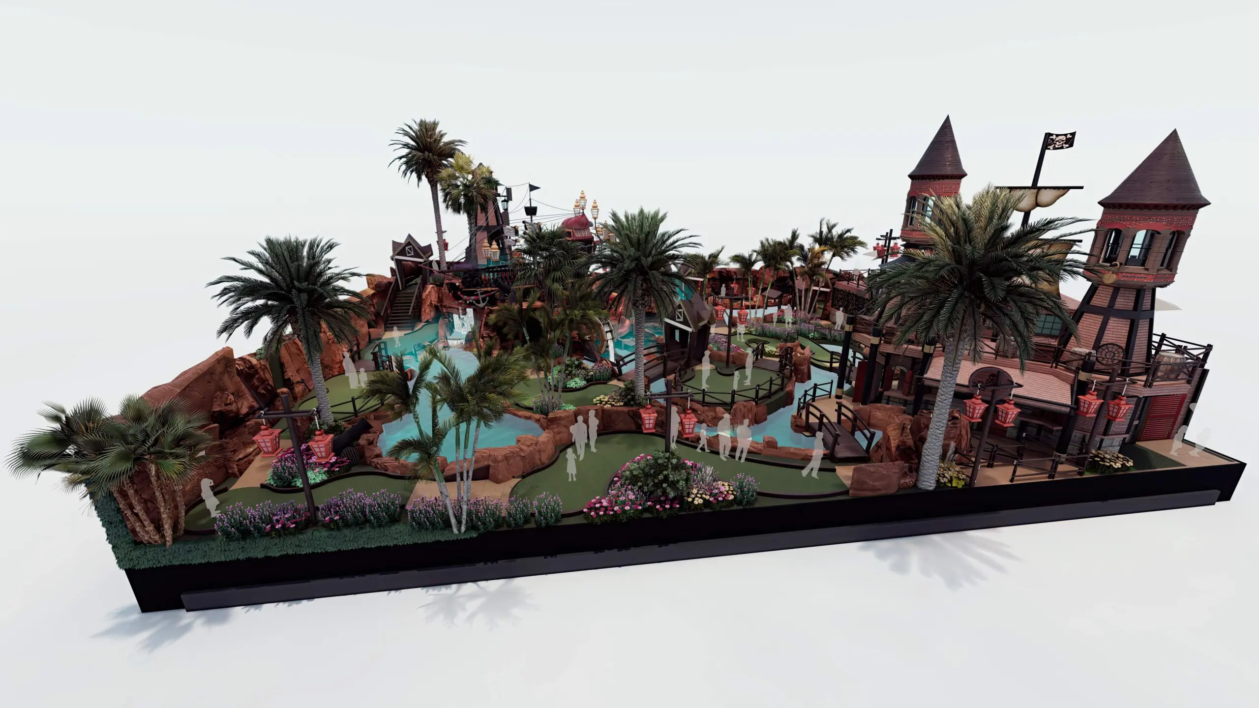 magic  MINI GOLF park concept
