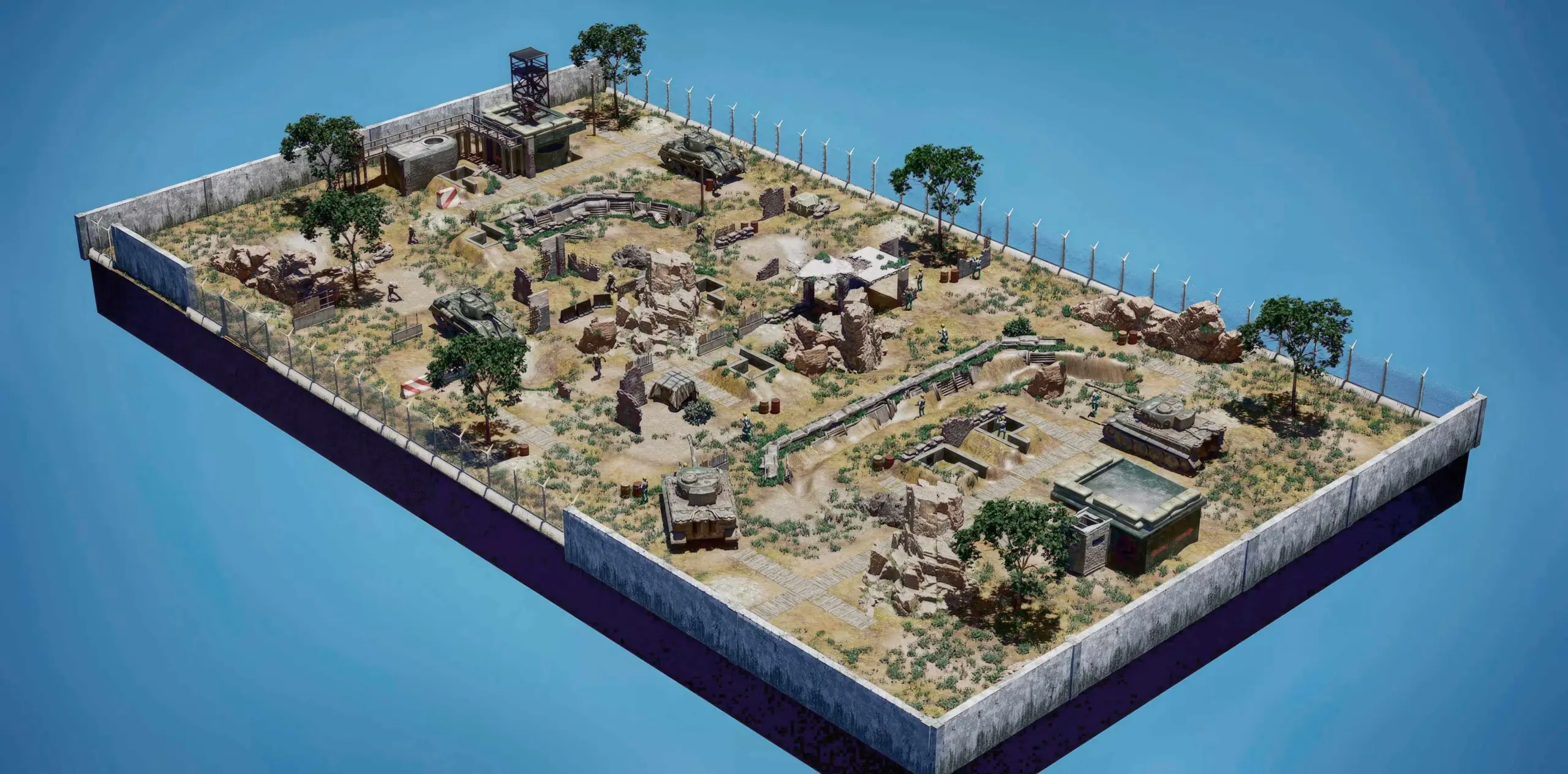 paintball field company construction