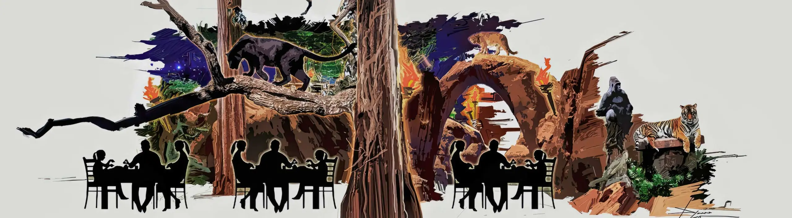 indoor park theme restaurant design