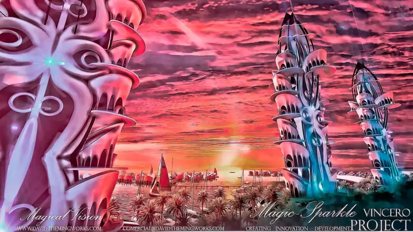 futuristic ecological housing design.