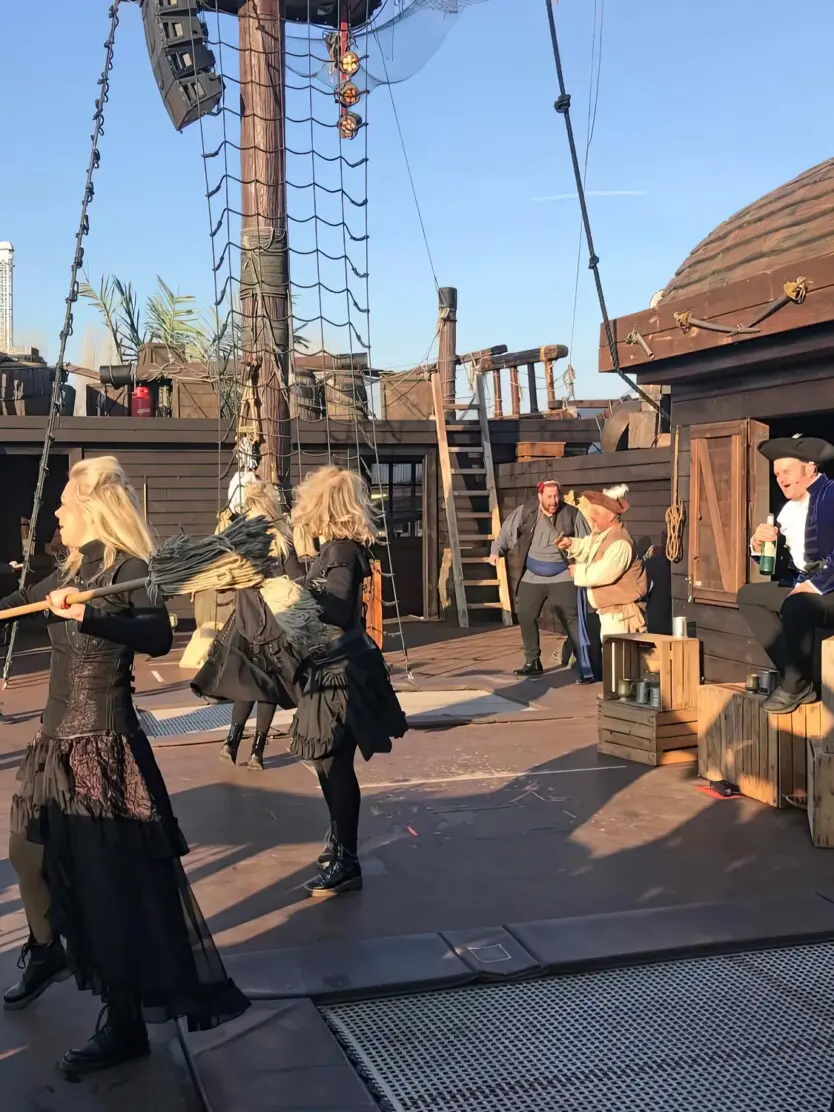 amusement park musical stage deging and construction