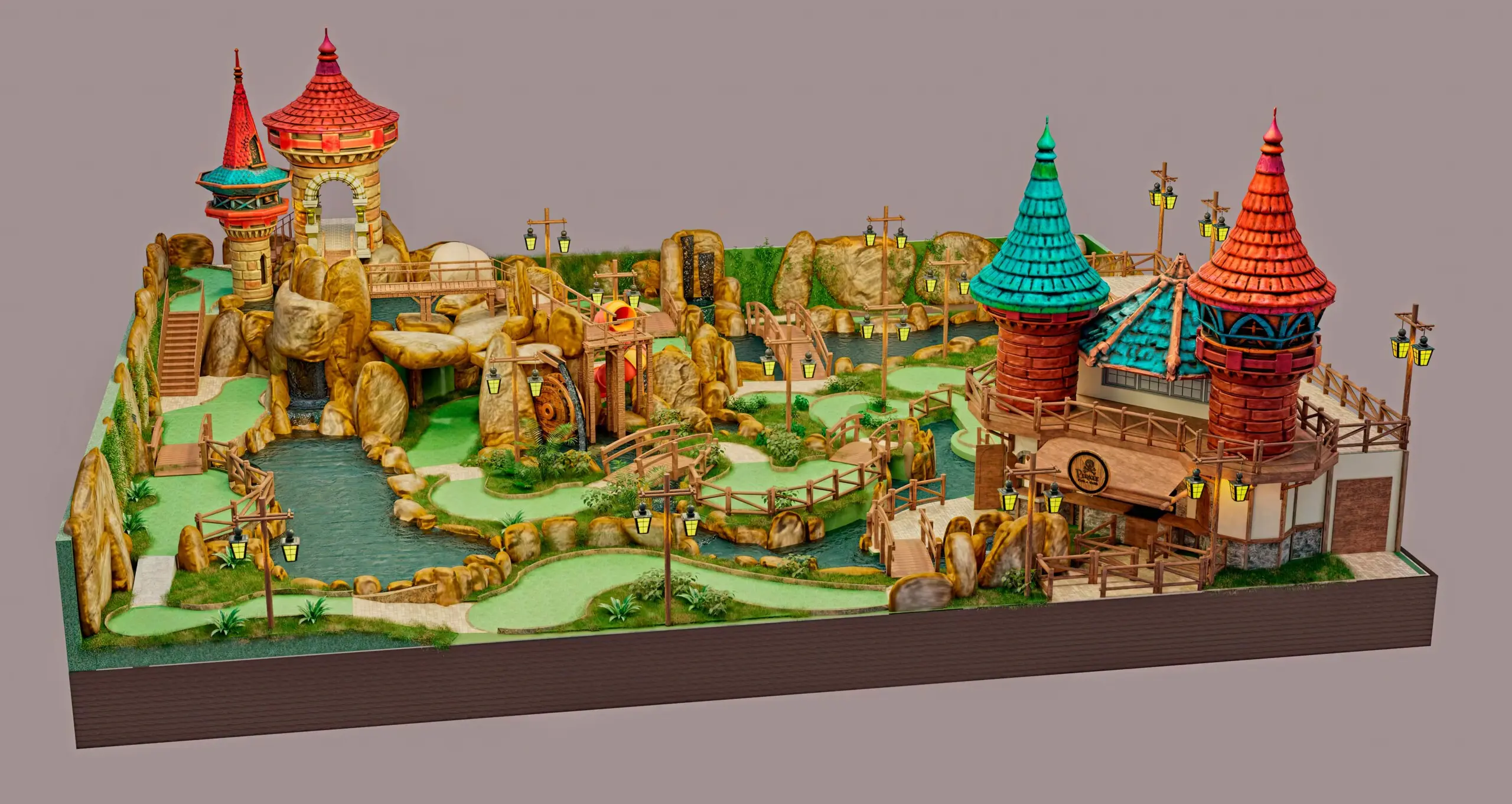 magic  MINI GOLF park concept