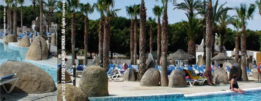 construction of thematic pools, design of themed pools, construction of luxury themed pools.