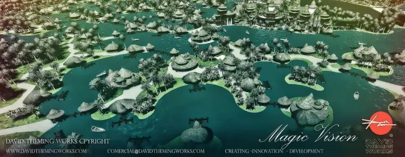 construction of resorts.