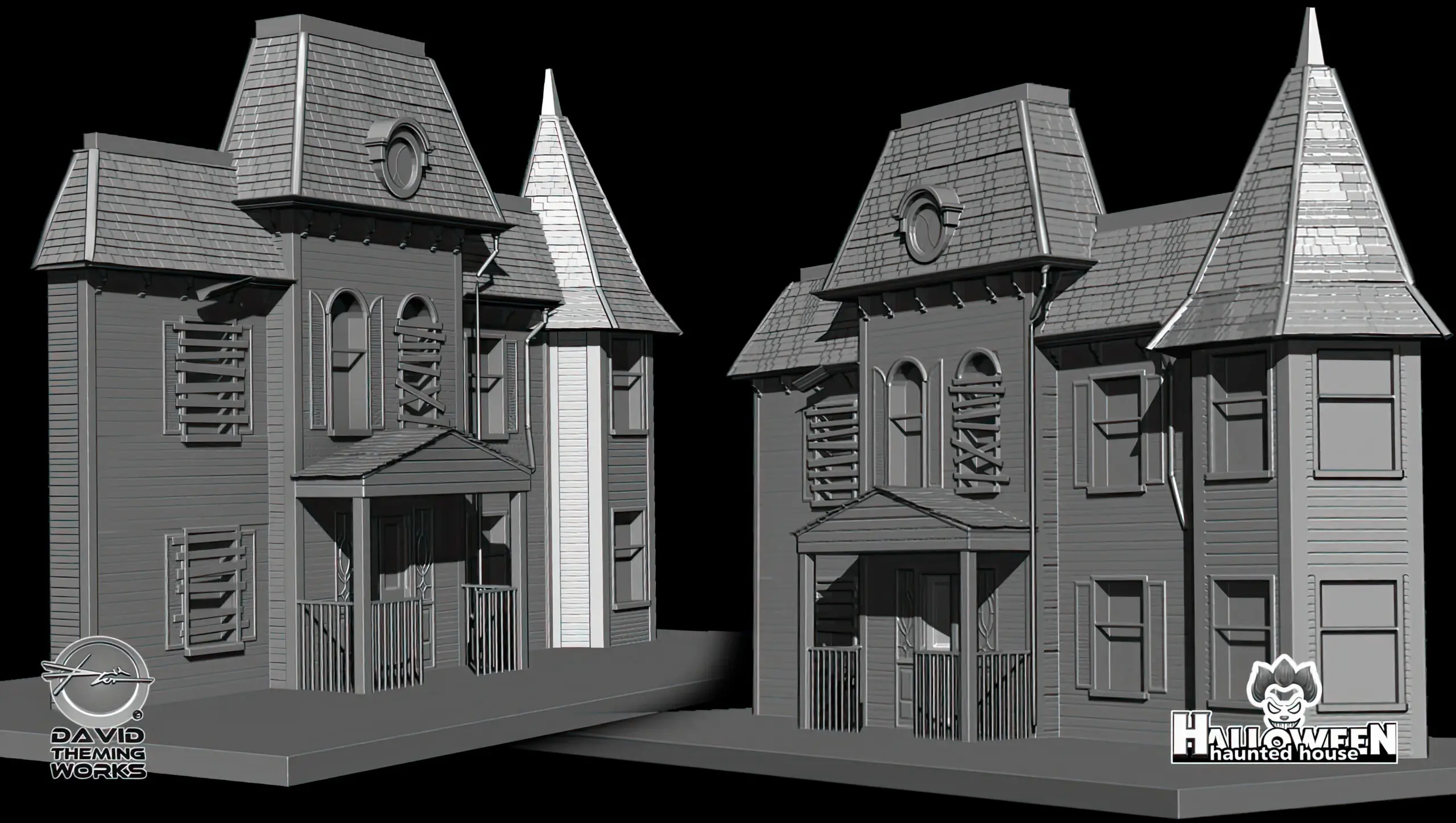 halloween hounted house design