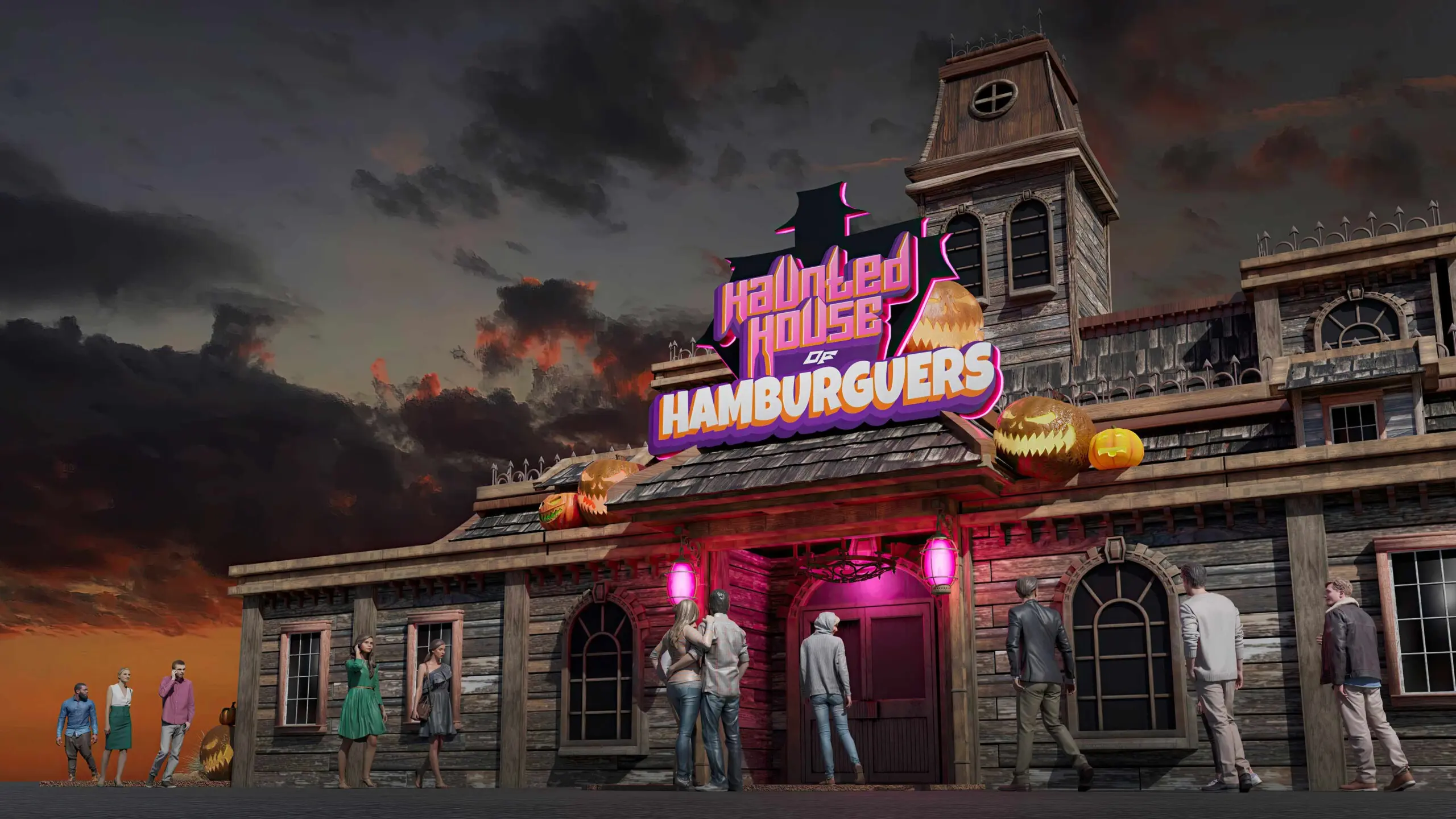 HAUNTED HOUSE RESTAURANT design company