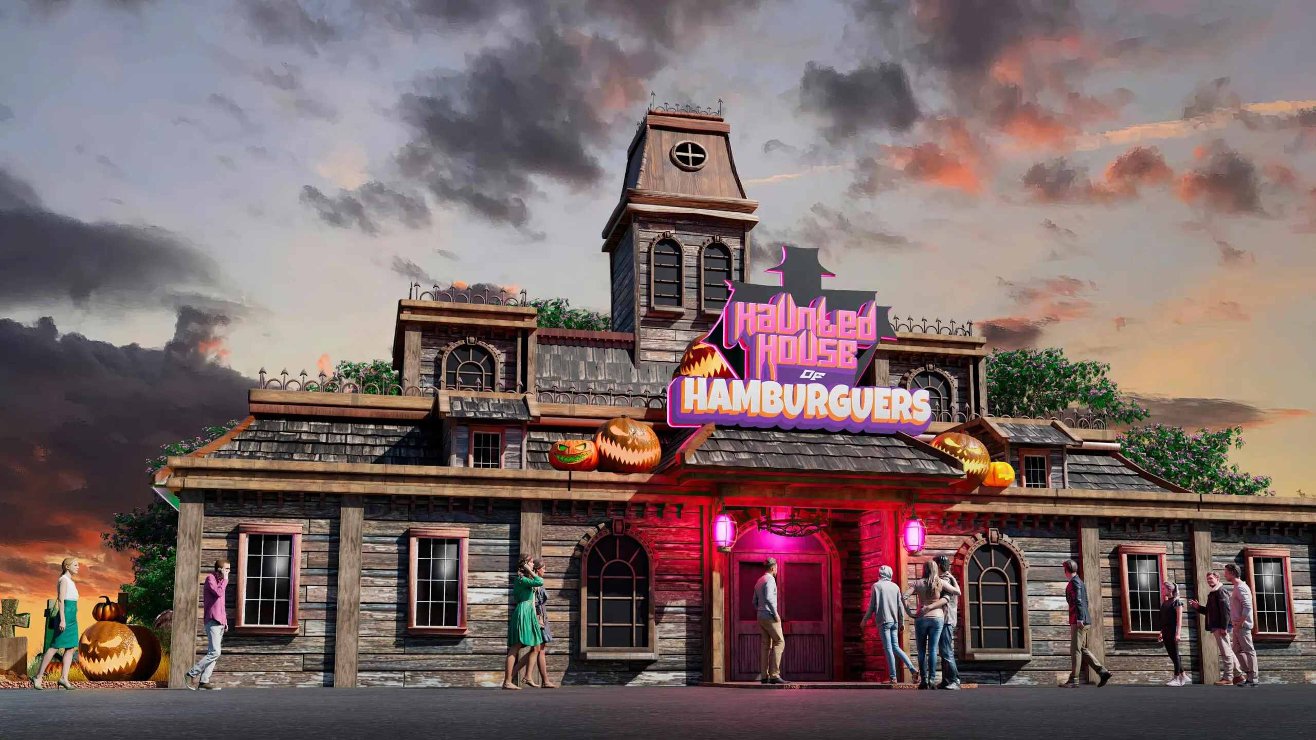 HAUNTED HOUSE RESTAURANT design company