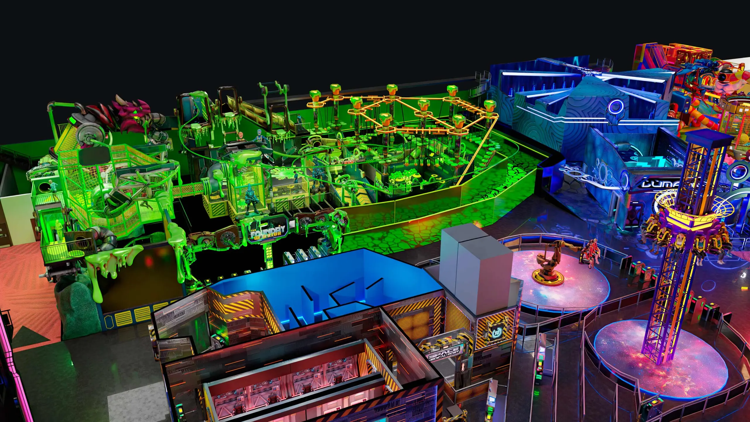 INDOOR THEME PARK DESIGN AND CONSTRUCTION