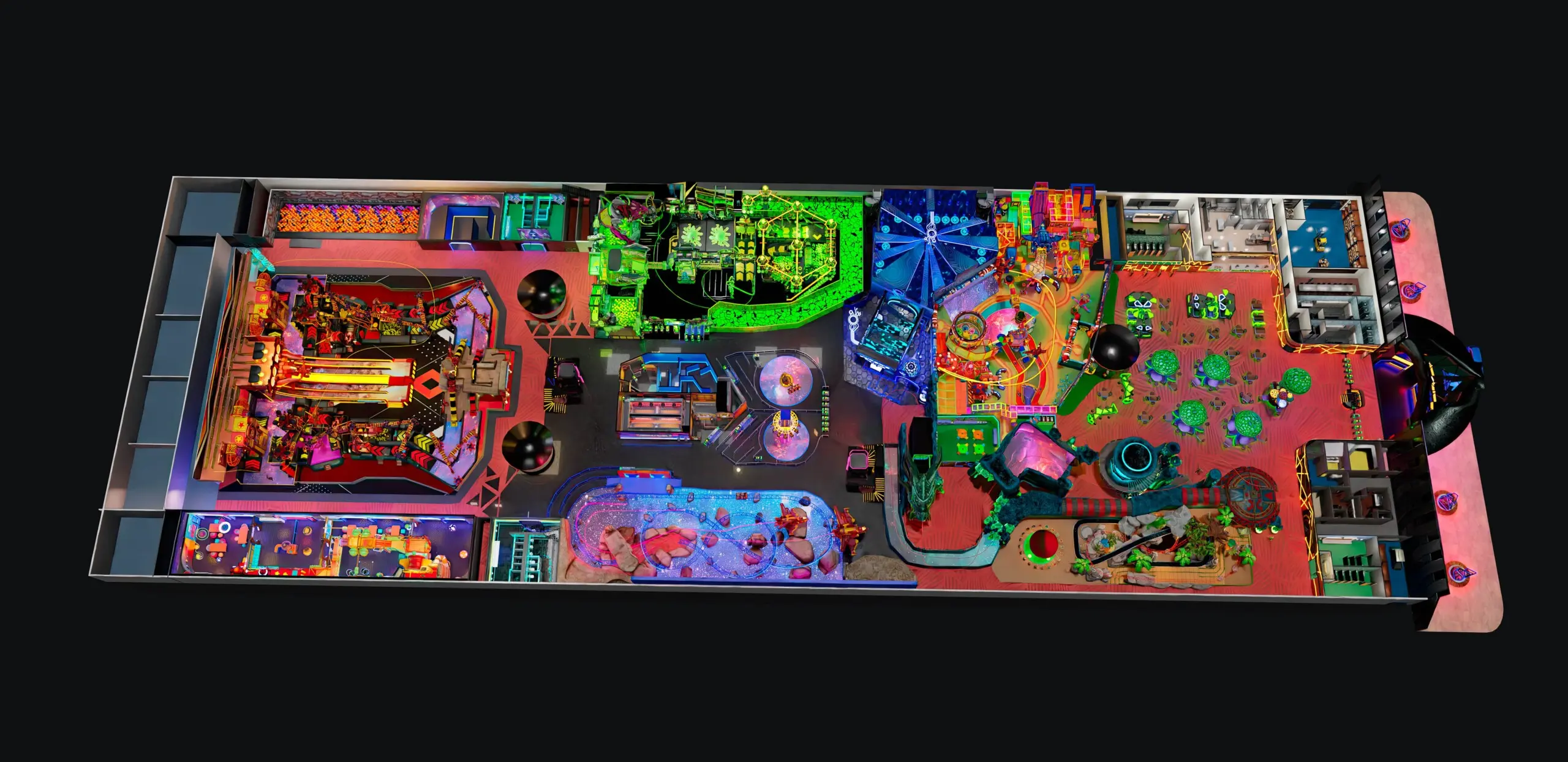 INDOOR THEME PARK DESIGN AND CONSTRUCTION