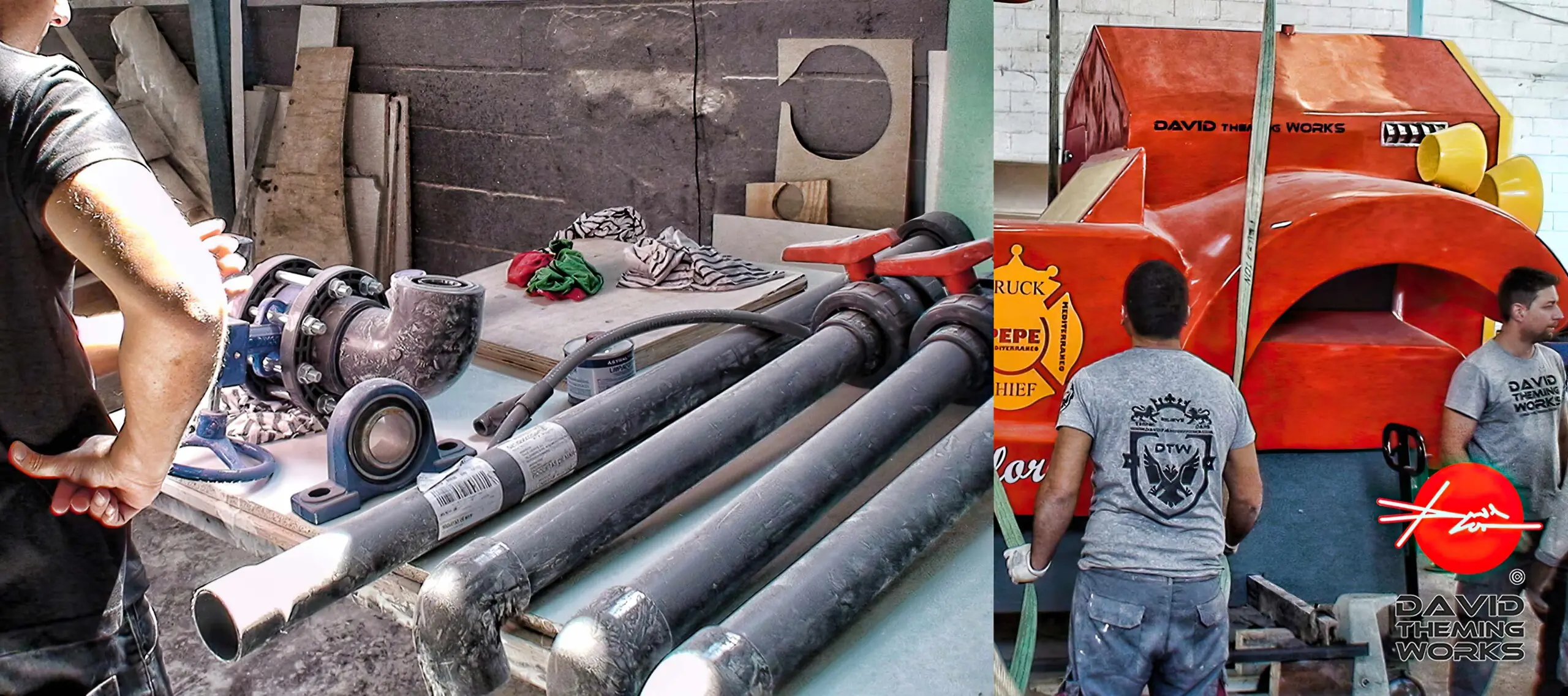 construction of theme parks.