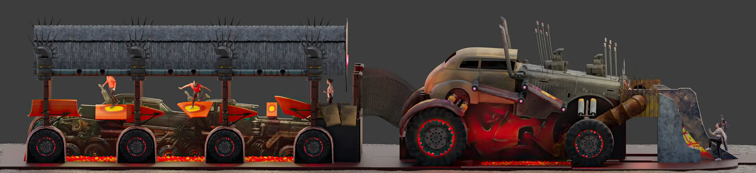 POST APOCALYPTIC ADVENTURE PARK DESIGN