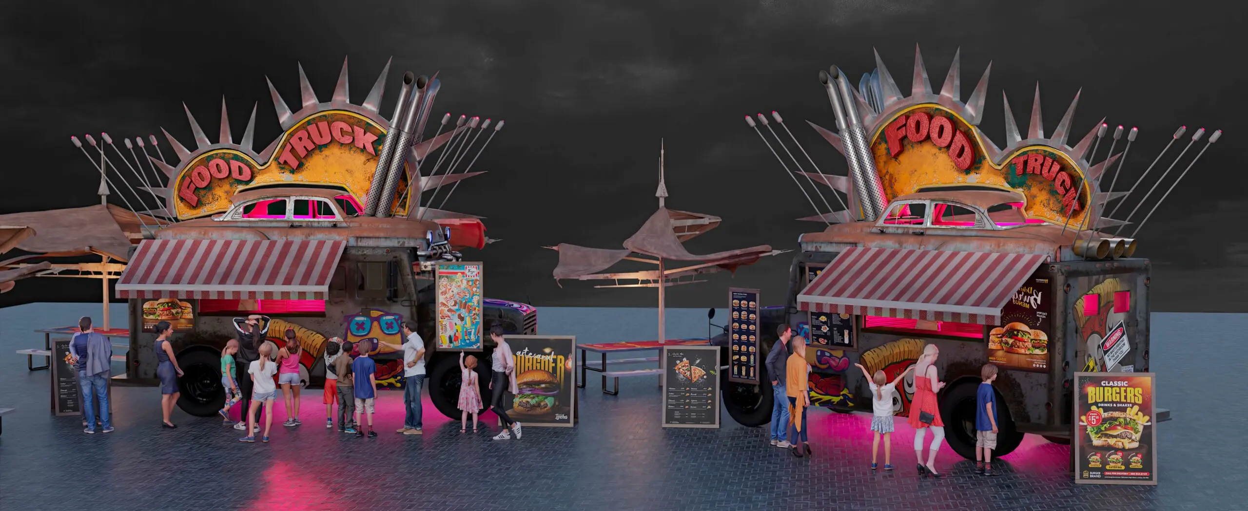 POST APOCALYPTIC ADVENTURE PARK DESIGN