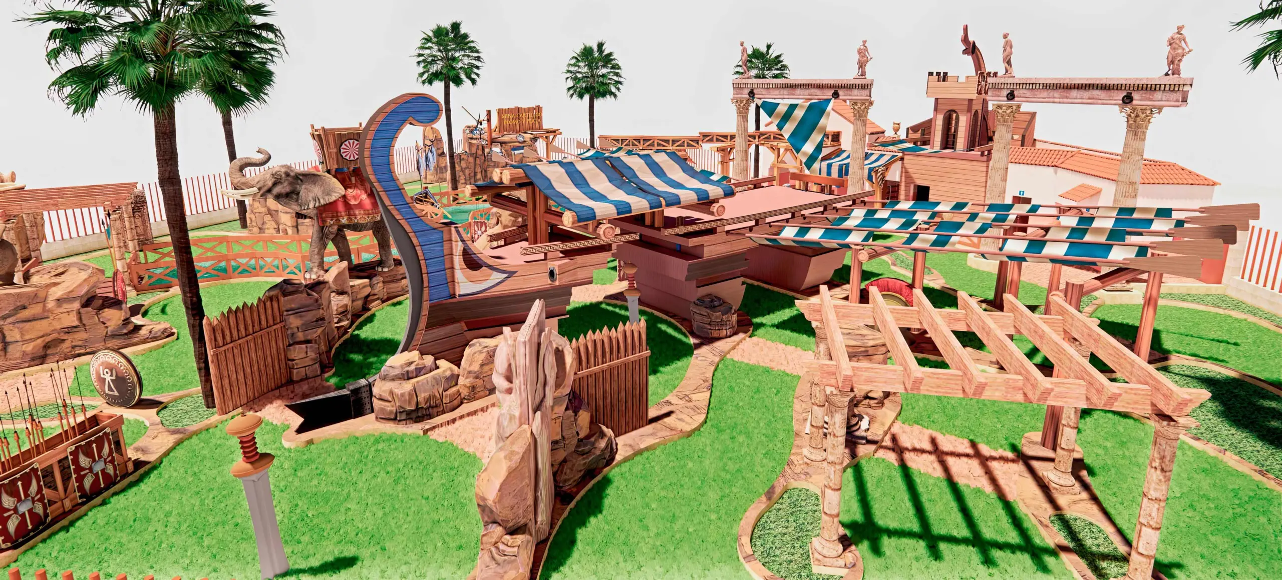 miniature golf projects design construction