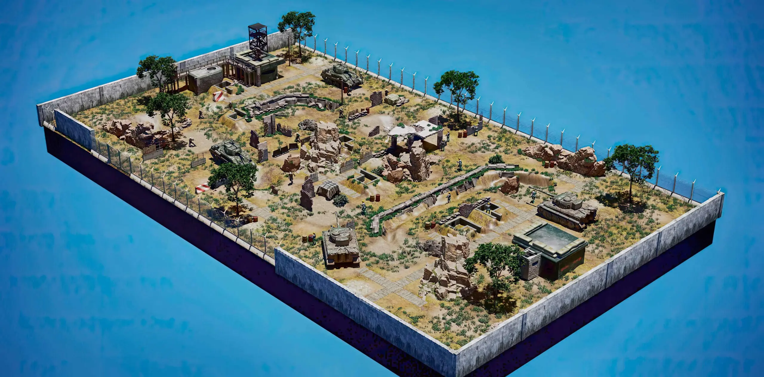 WW2  PAINTBALL, world war themed paintball park