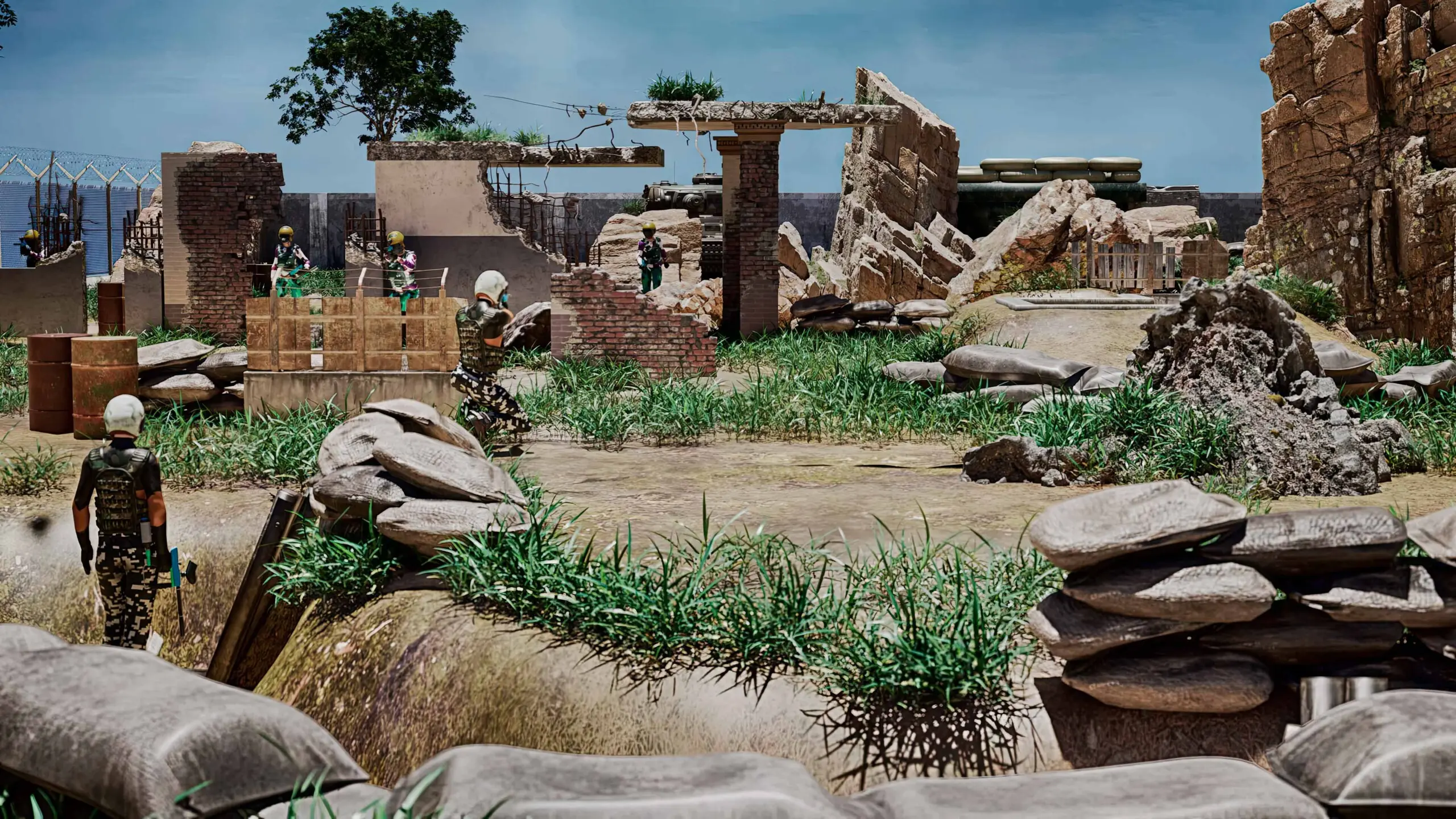 WW2  PAINTBALL. world war themed paintball park