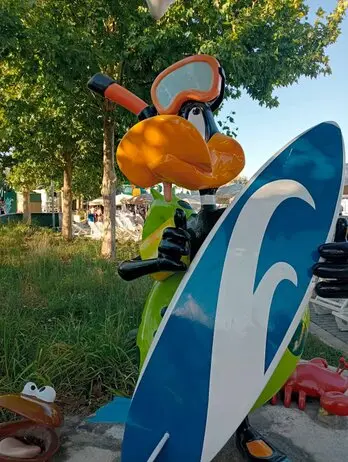 sculpture theming for leisure spaces  <br />