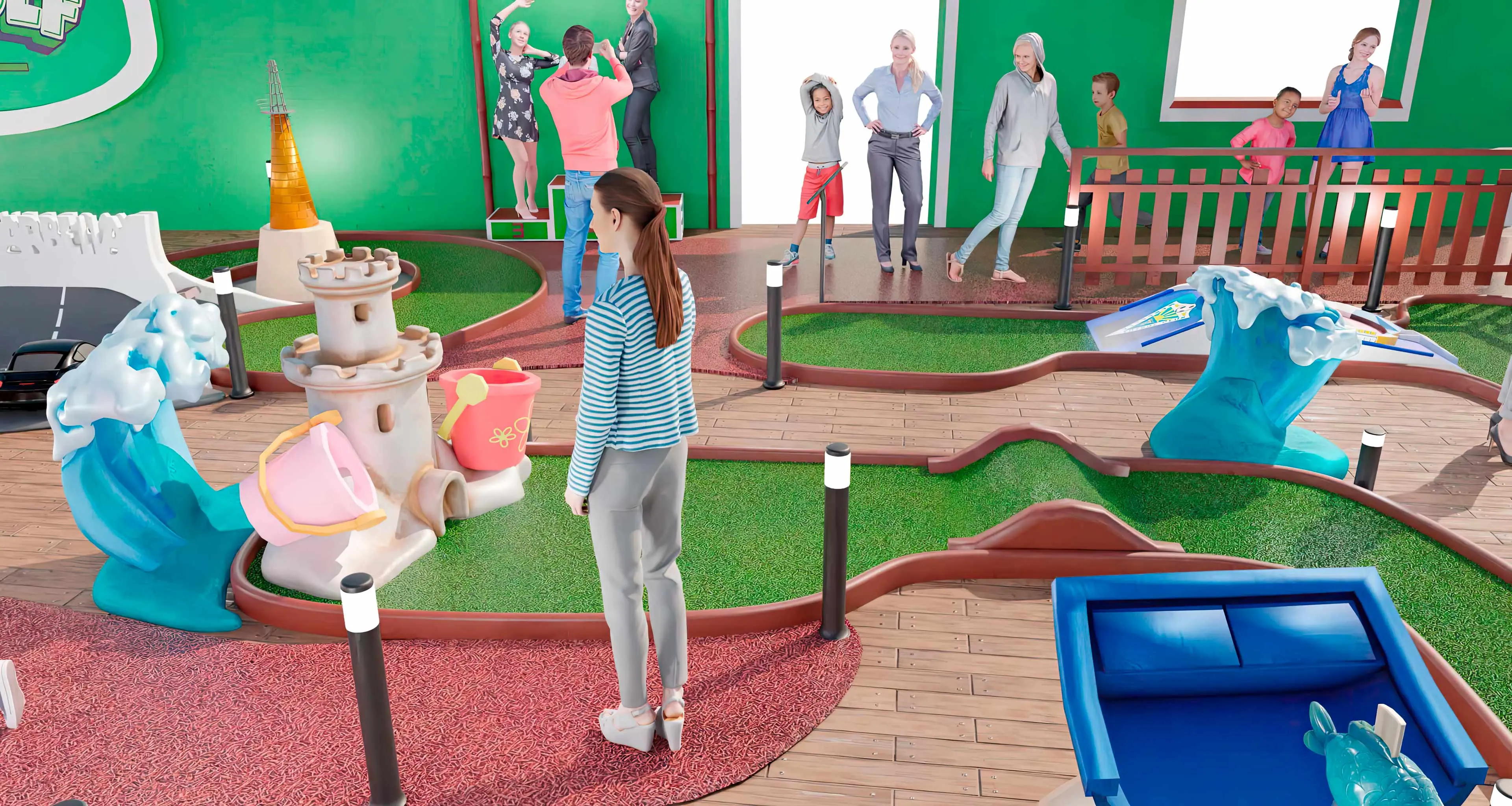 small minigolf design design minigolf