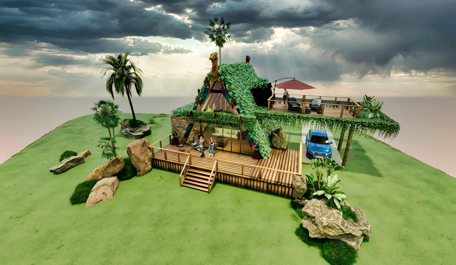 modular bungalow design  