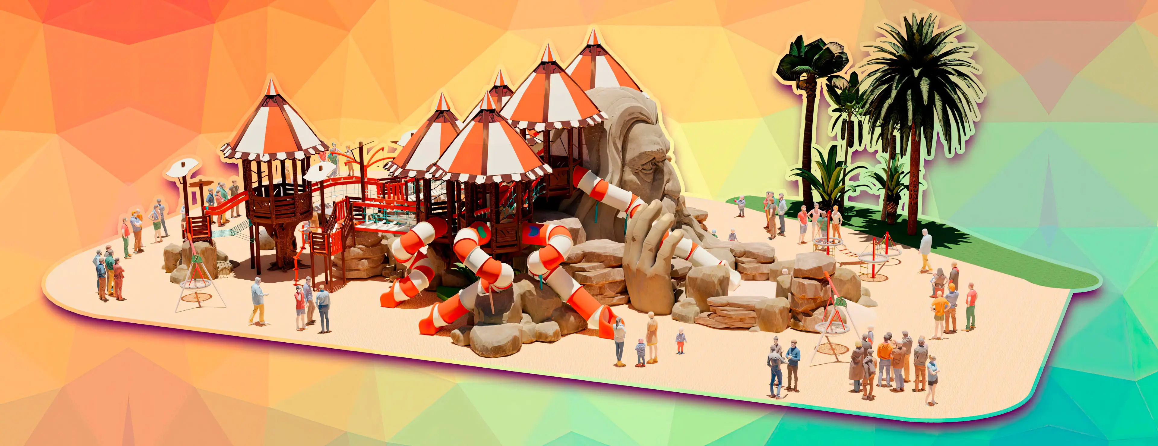 amusement area construction leisure park development