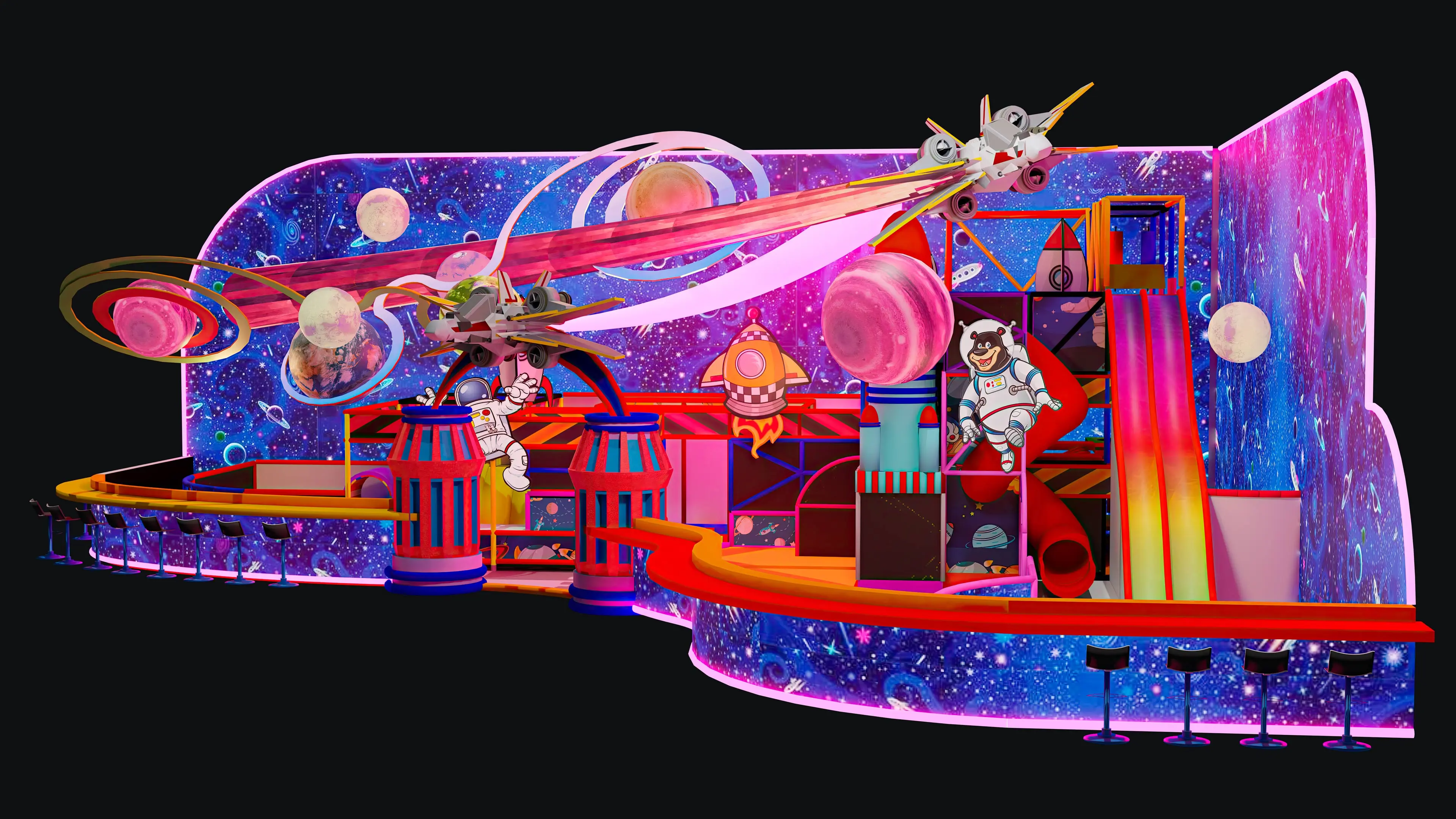 indoor family theme park construction indoor amusement park desig