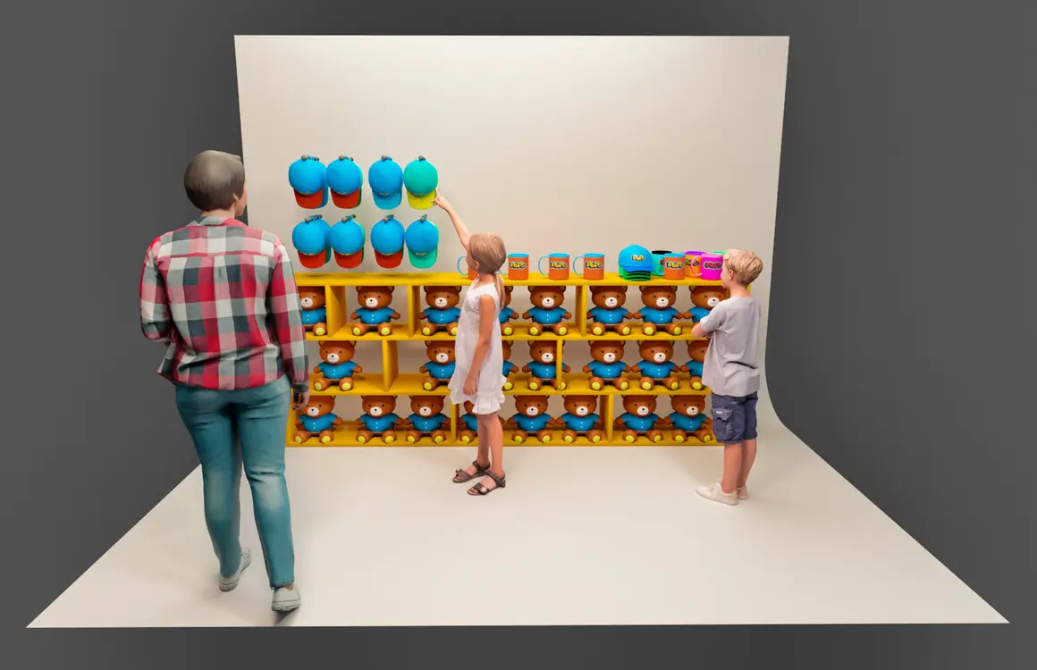 souvenir and gift design for amusement parks  <br />