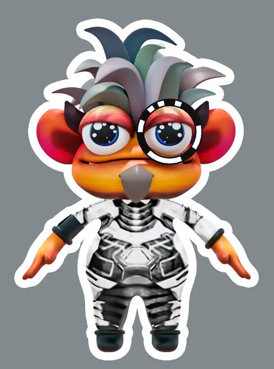 custom mascot development for parks  <br />