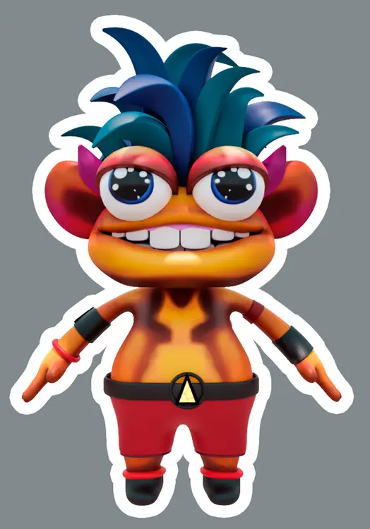 entertainment park character development  <br />