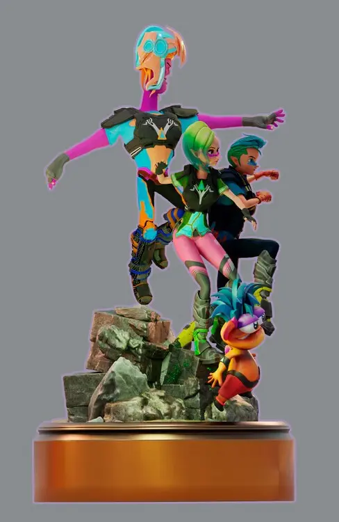 3D character modeling for leisure venues  <br />