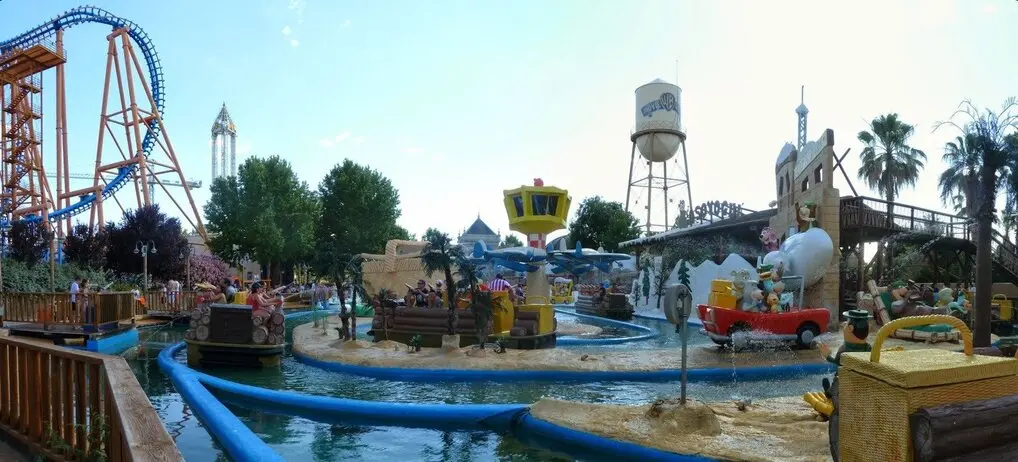 movie-themed park construction  <br />