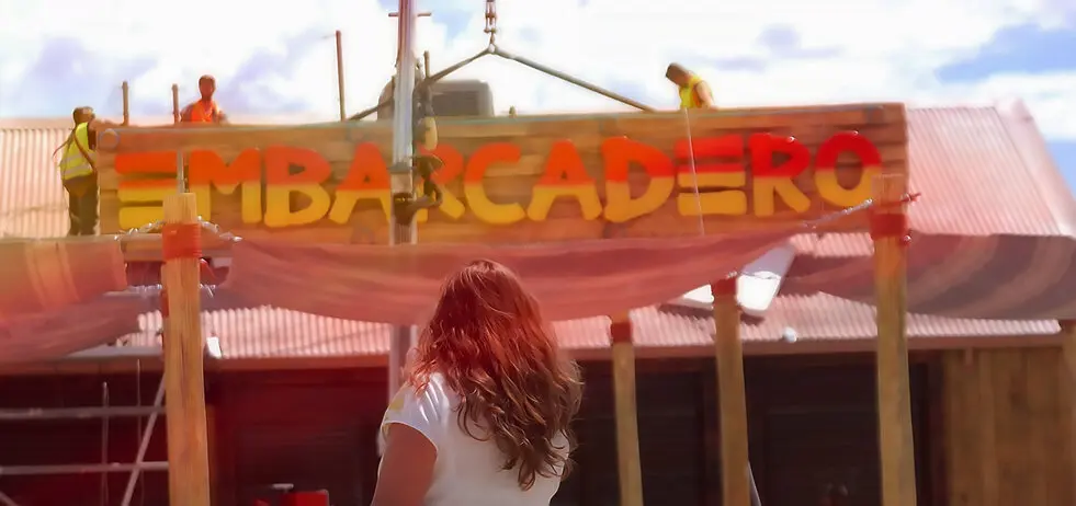 design and build of themed environments Warner Park  <br />