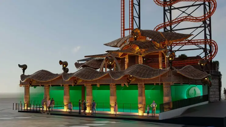 connyland new roller coaster david theming works