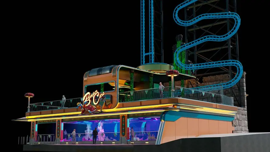 theme park construction connyland theme park