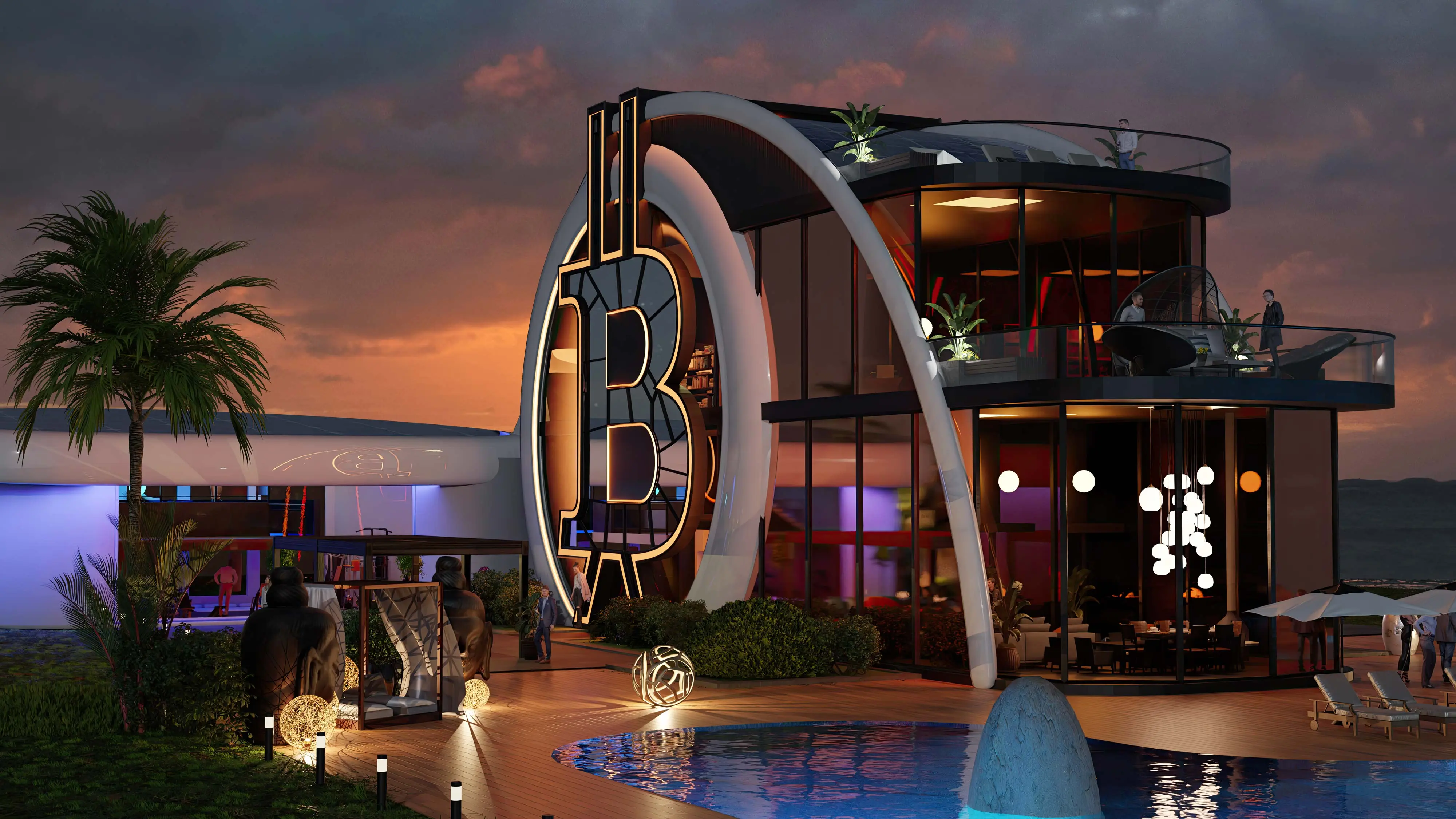 cryptocurrency-inspired architecture bitcoin house design