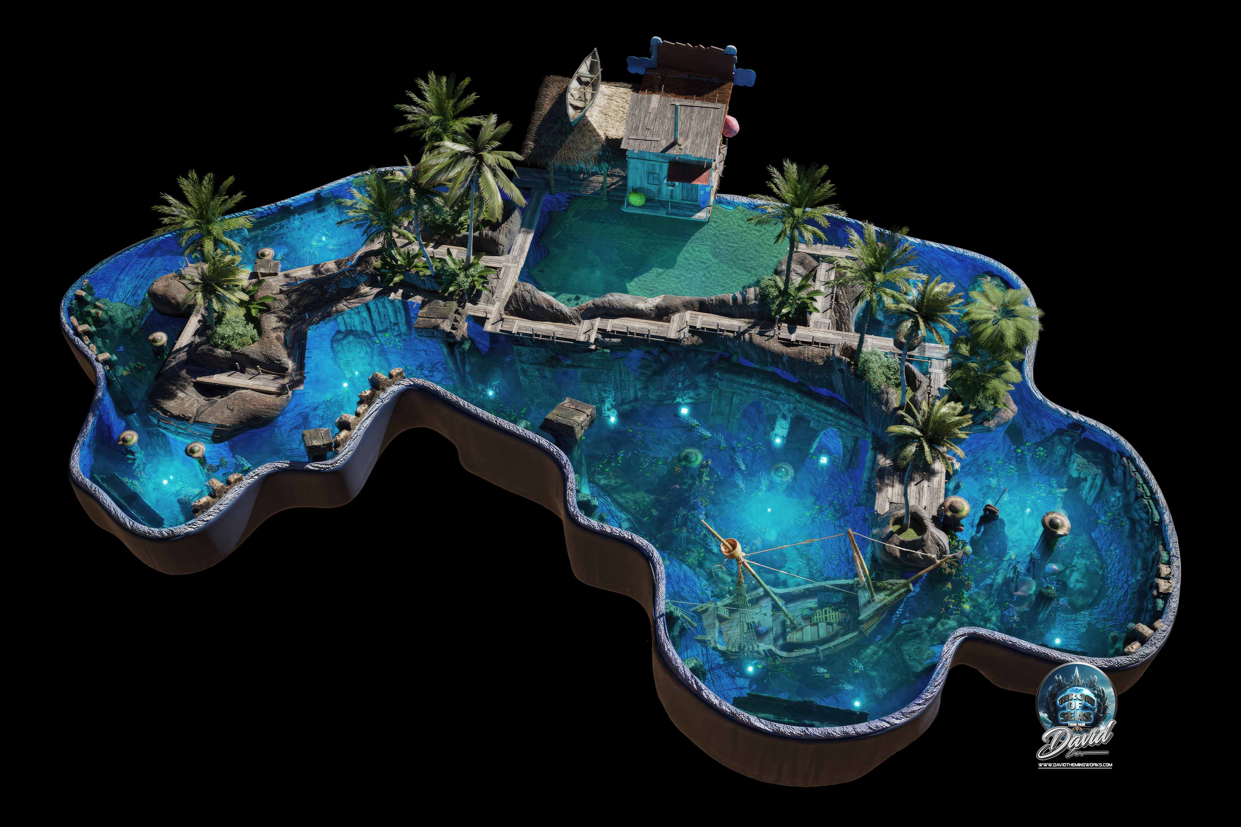 visual storytelling, leisure industry, David Theming Works