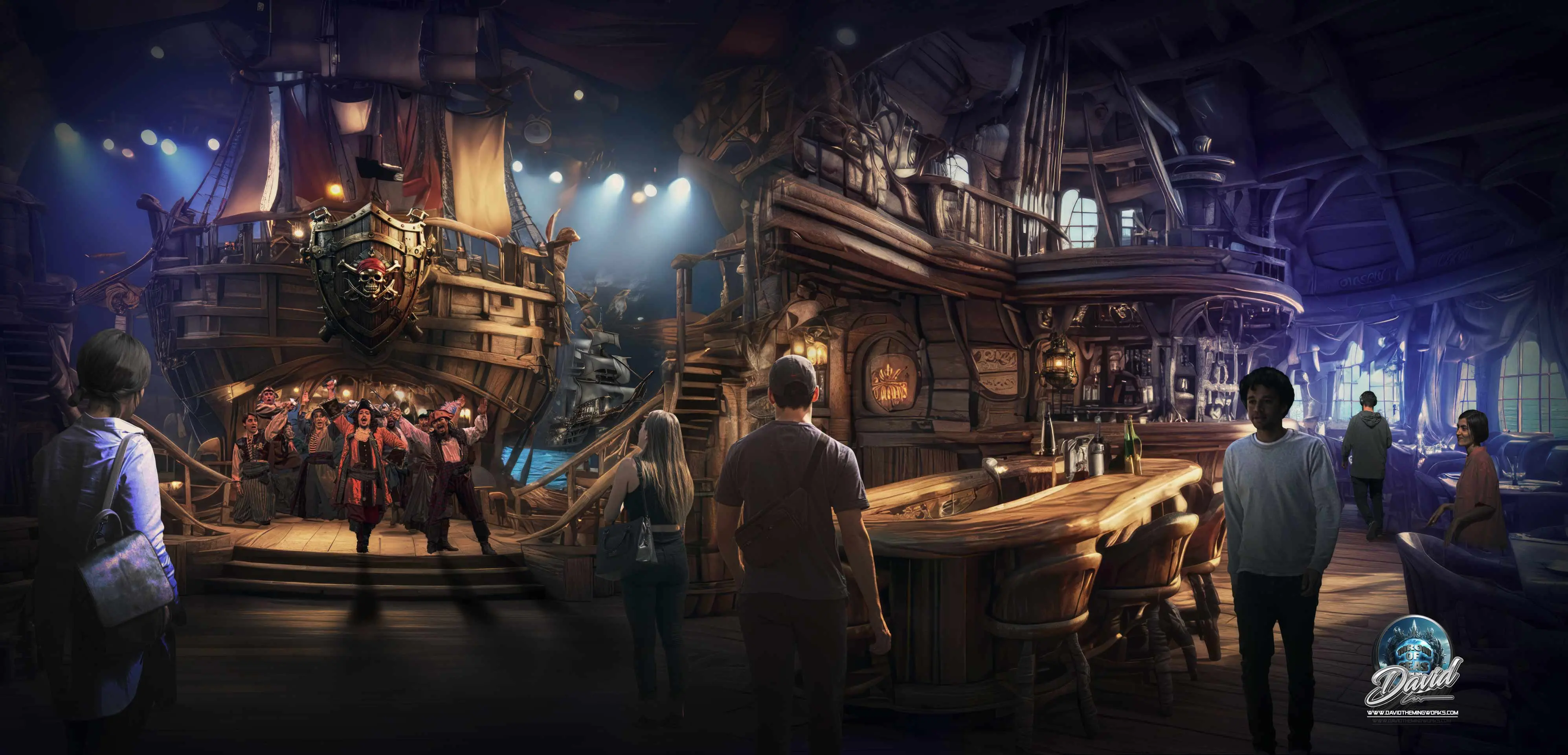 entertainment architecture themed environments, amusement park design,