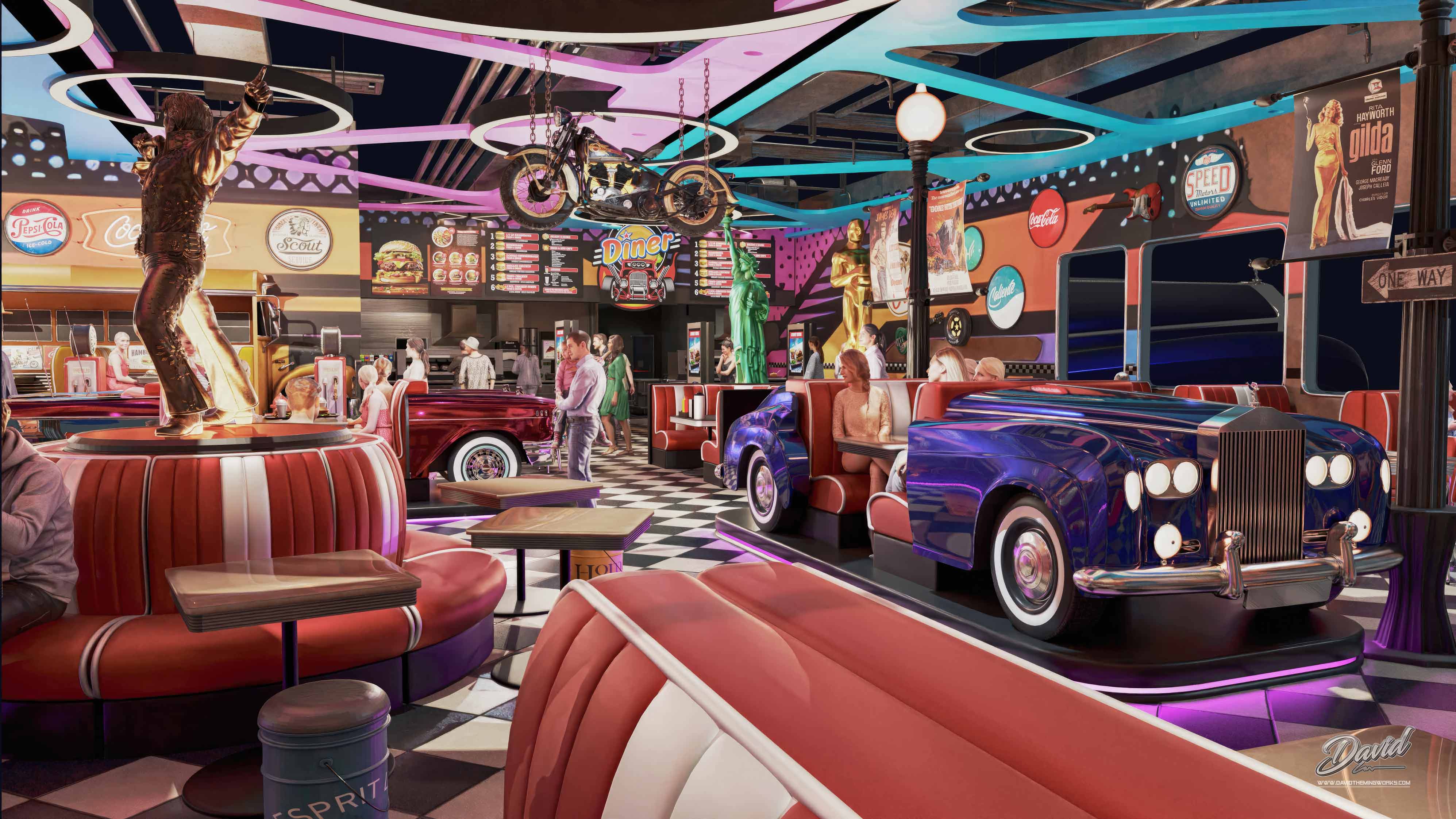 theme american diner restaurant american diner restaurant design