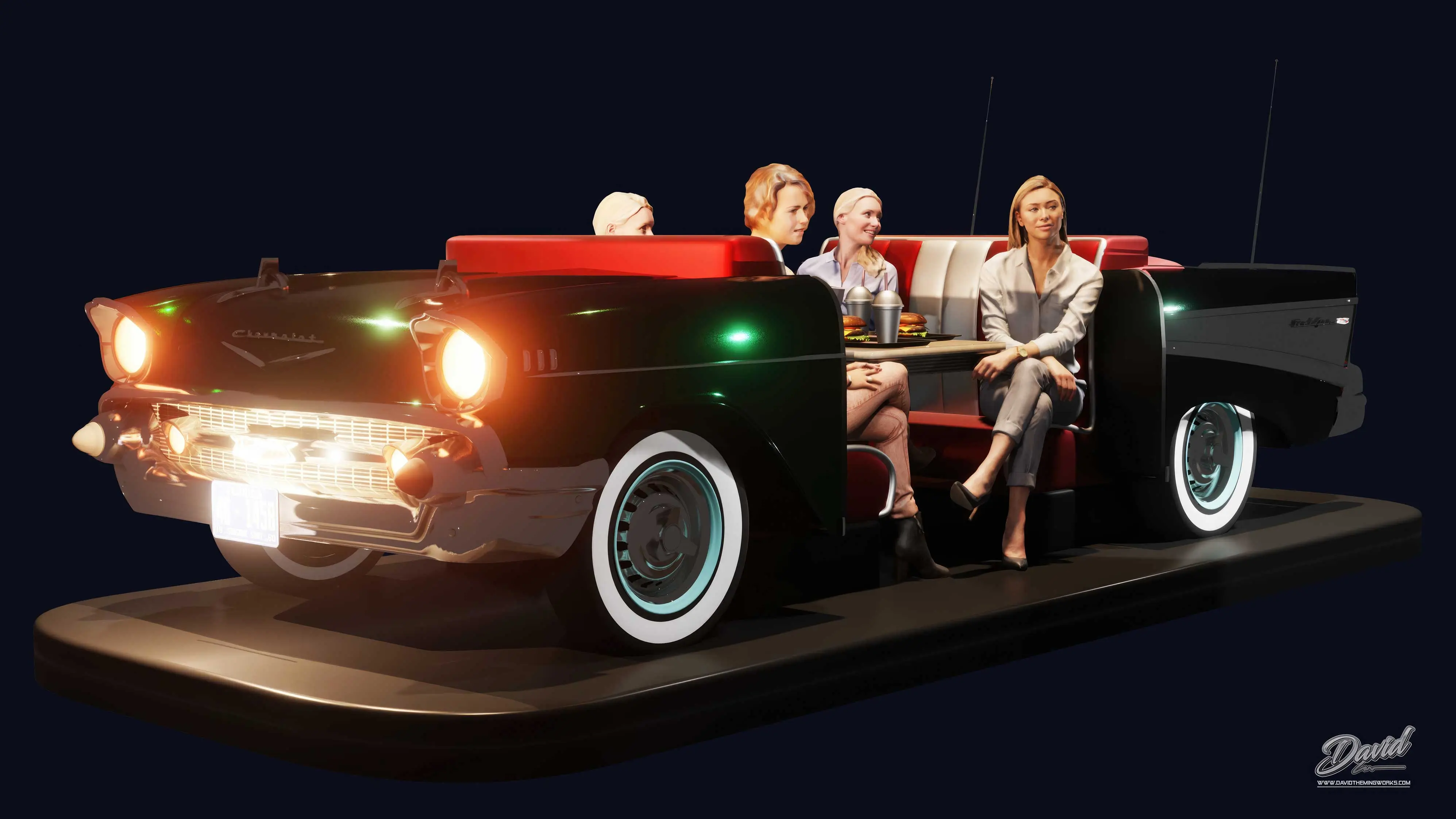 theme american diner restaurant theme american diner