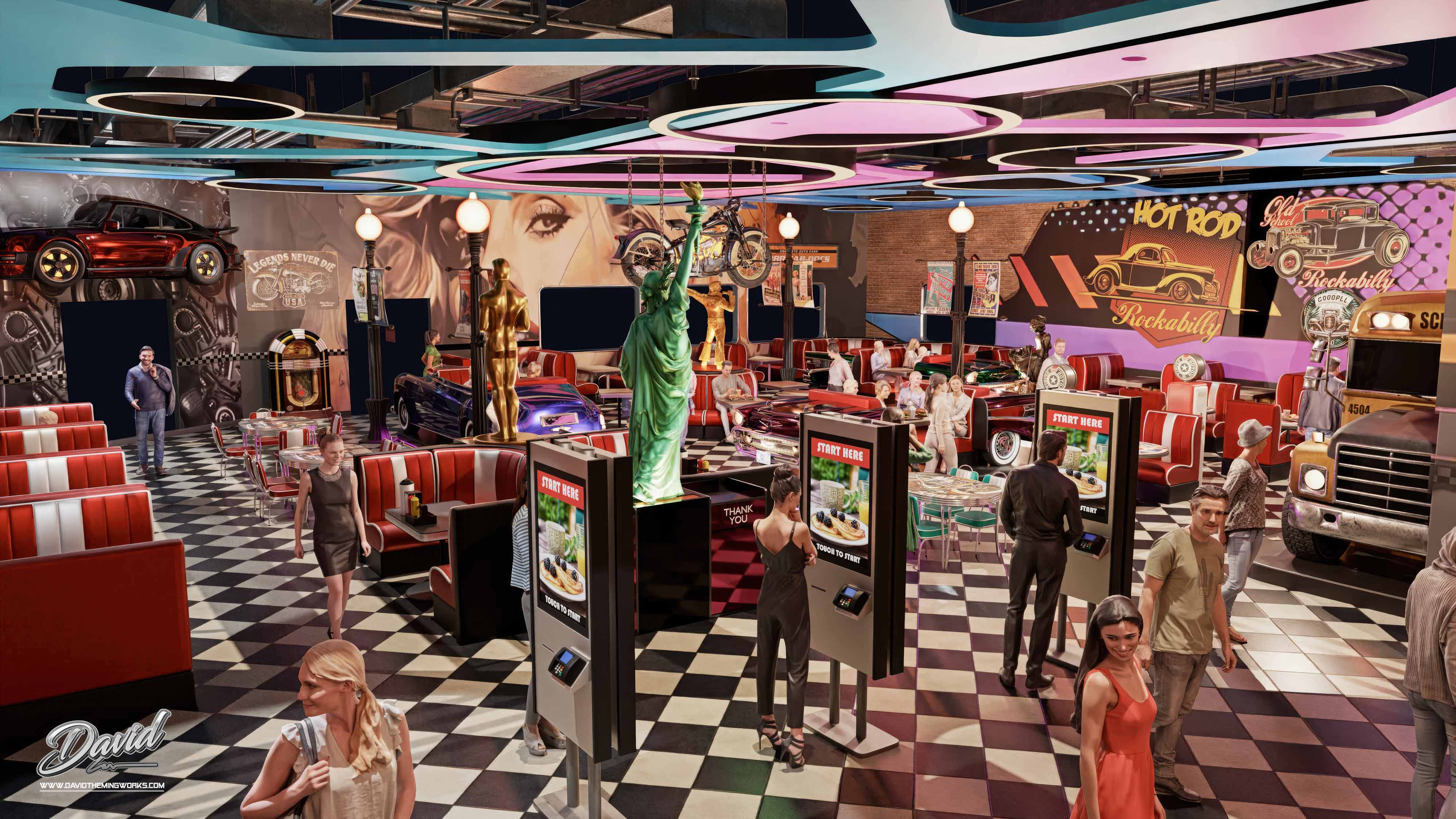 theme american diner restaurant design theme american diner restaurant