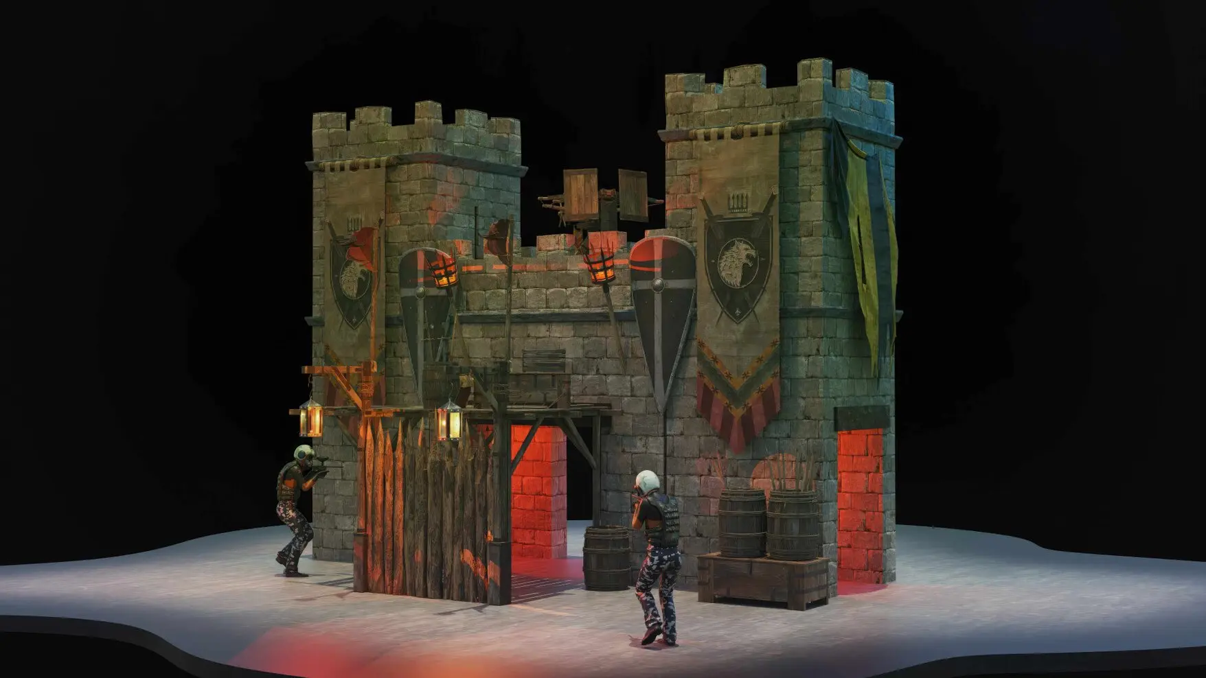 indoor paintball arena Erbil  