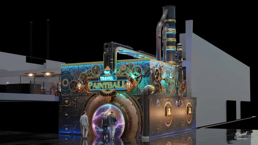 indoor paintball arenas, tactical field design