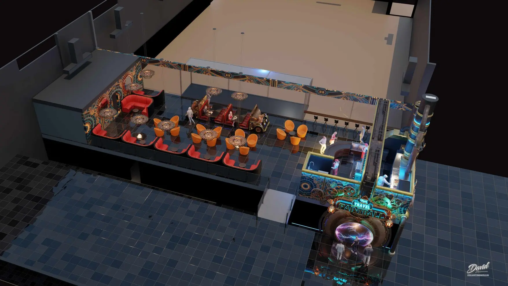 immersive paintball arena Erbil  