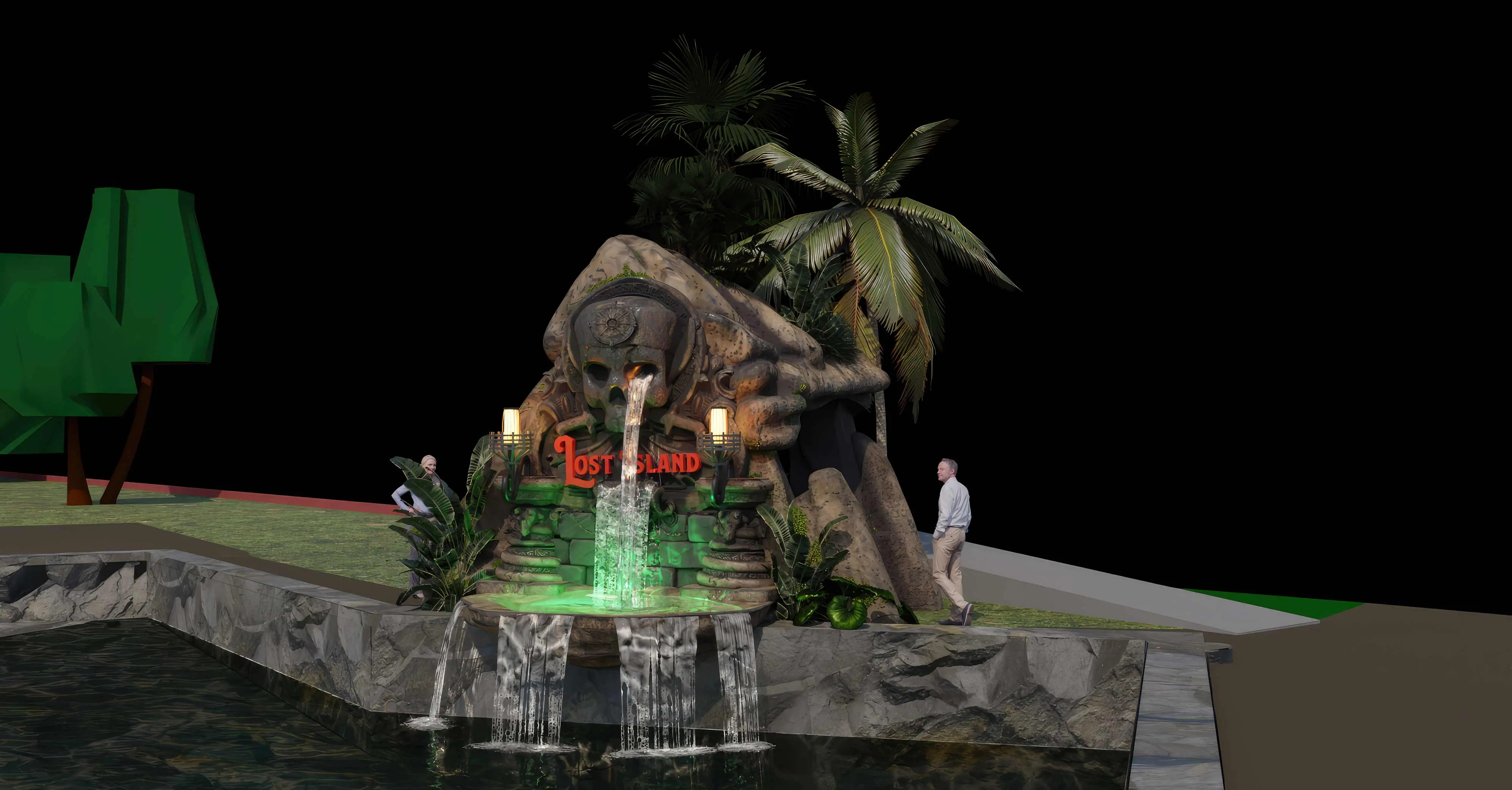 outdoor leisure design mini golf design