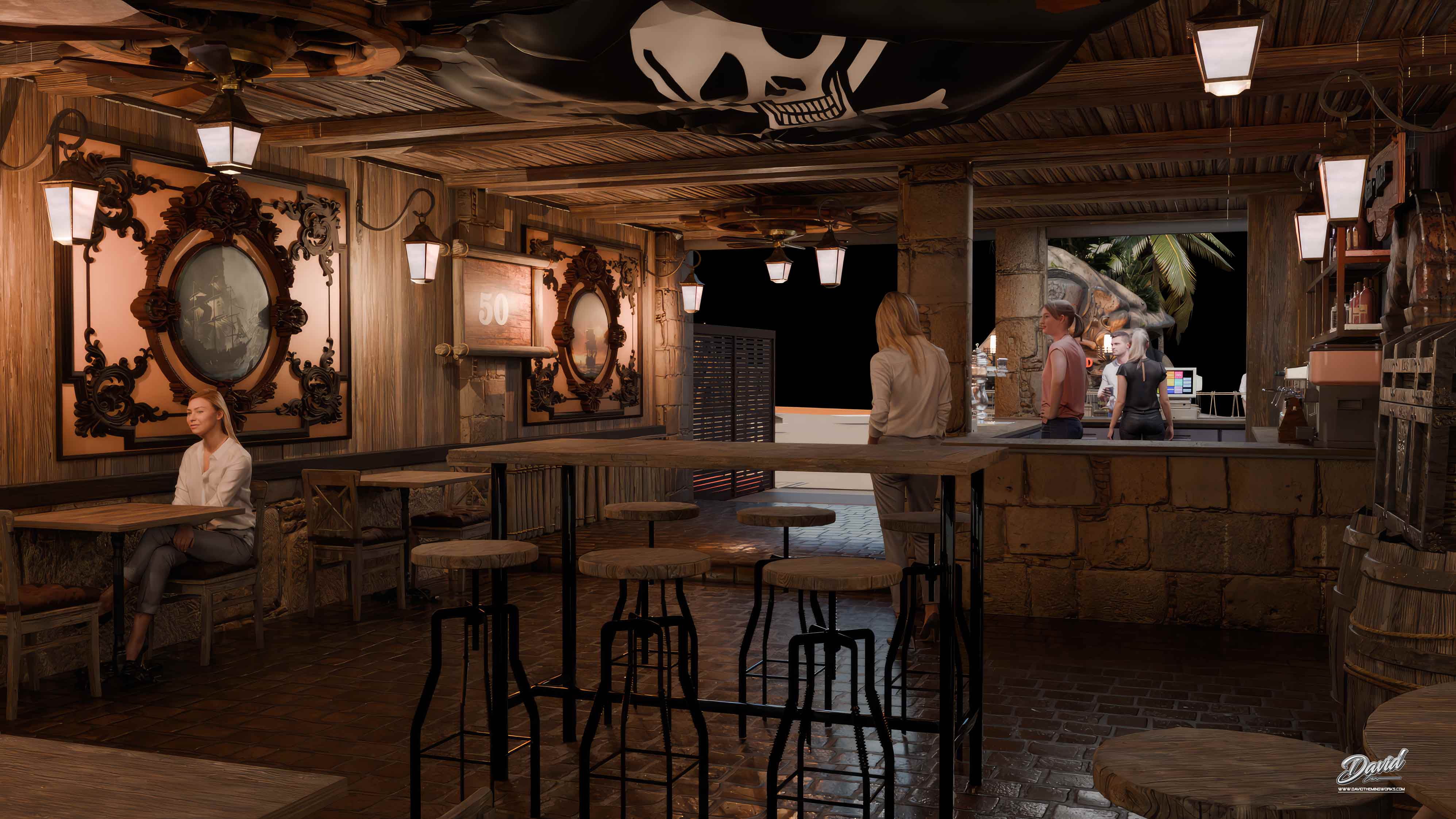 lost island minigolf themed mini golf