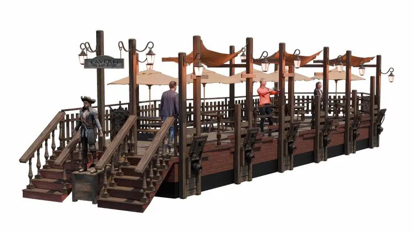 mini golf course design lost island minigolf