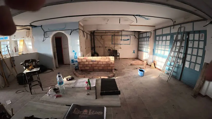 mini golf construction lost island minigolf