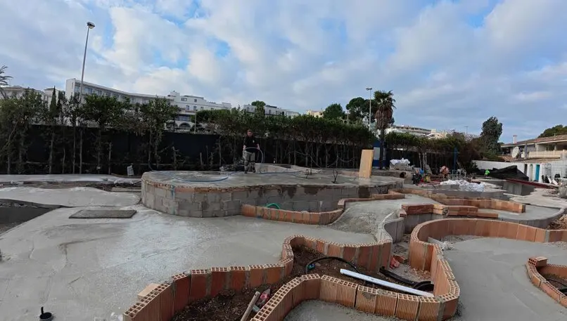 mini golf construction lost island minigolf david theming works